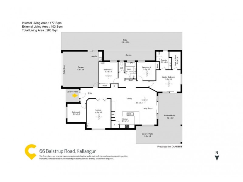 66 Balstrup Road, Kallangur QLD 4503 Floorplan