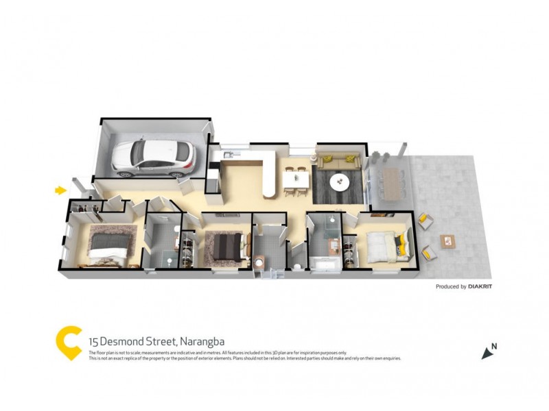 15 Desmond St, Narangba QLD 4504 Floorplan