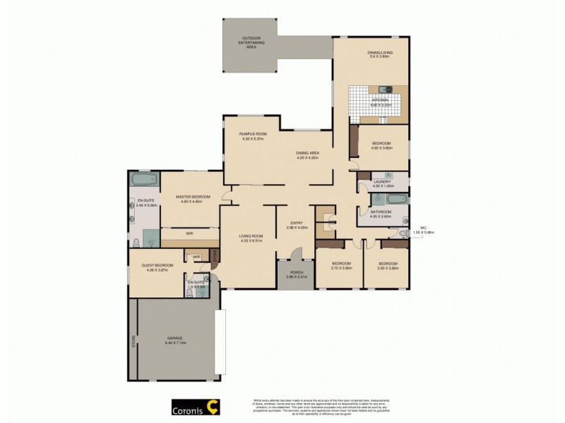 25 Glasstail Crescent, Narangba QLD 4504 Floorplan