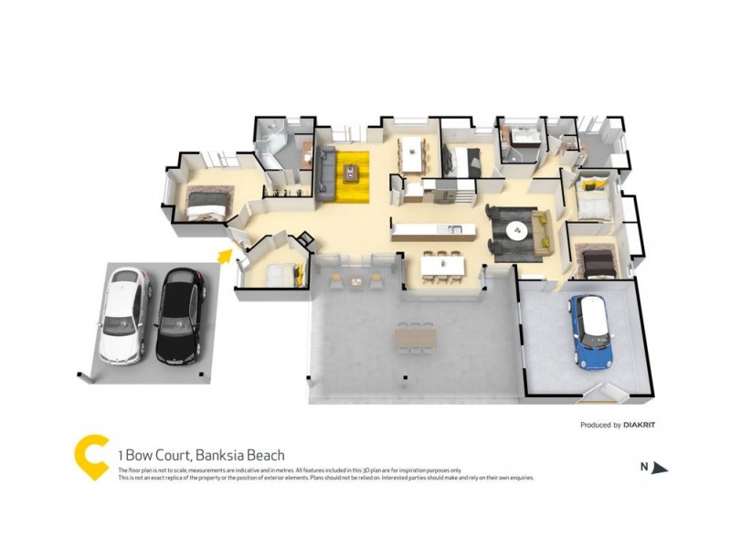 1 Bow Court, Banksia Beach QLD 4507 Floorplan