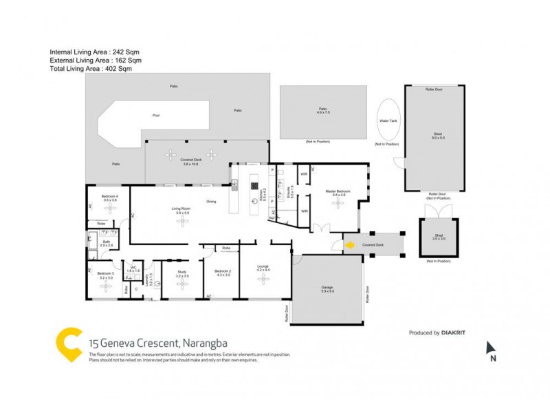 15 Geneva Crescent, Narangba QLD 4504 Floorplan
