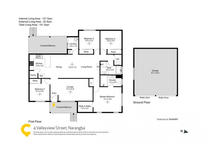 4 Valleyview Street, Narangba QLD 4504 Floorplan