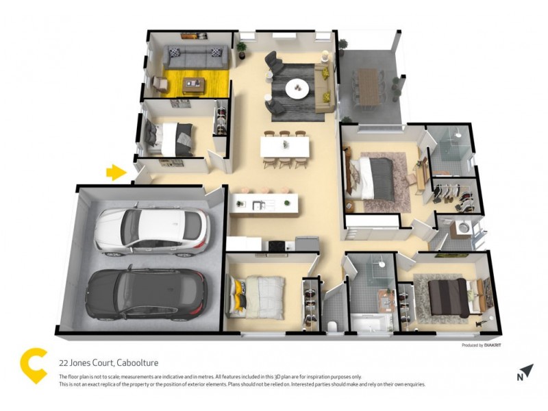 22 Jones Court, Caboolture QLD 4510 Floorplan