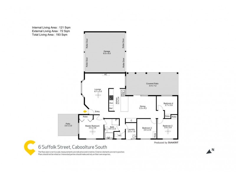 6 Suffolk Street, Caboolture South QLD 4510 Floorplan