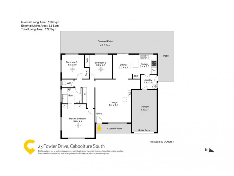 23 Fowler Drive, Caboolture South QLD 4510 Floorplan