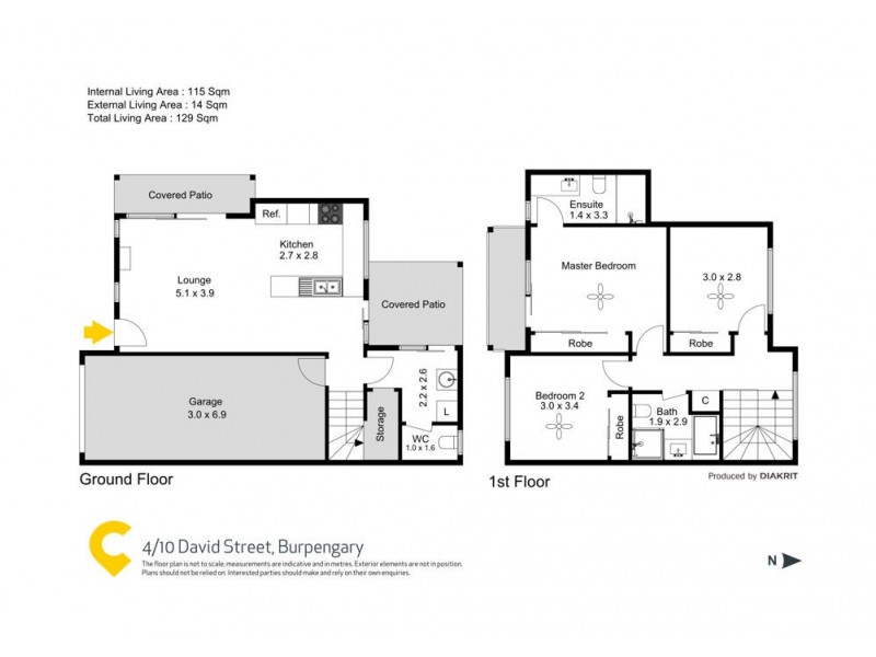 4/10 David Street, Burpengary QLD 4505 Floorplan