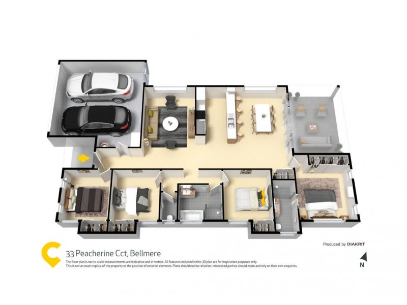 33 Peacherine Circuit, Bellmere QLD 4510 Floorplan