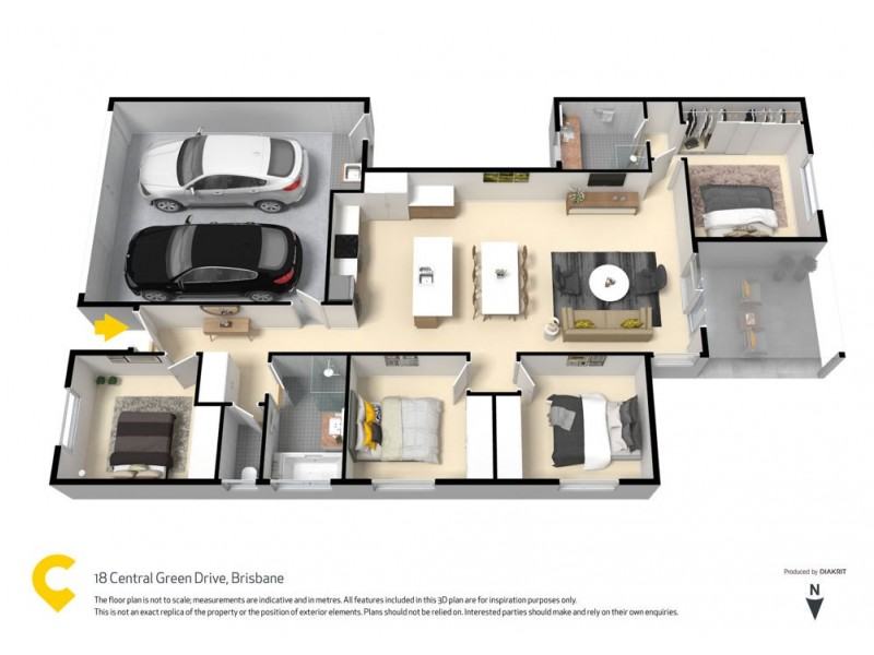 18 Central Green Drive, Narangba QLD 4504 Floorplan