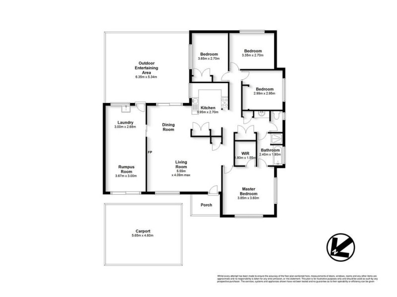 8 Waterlily Place, Caboolture South QLD 4510 Floorplan