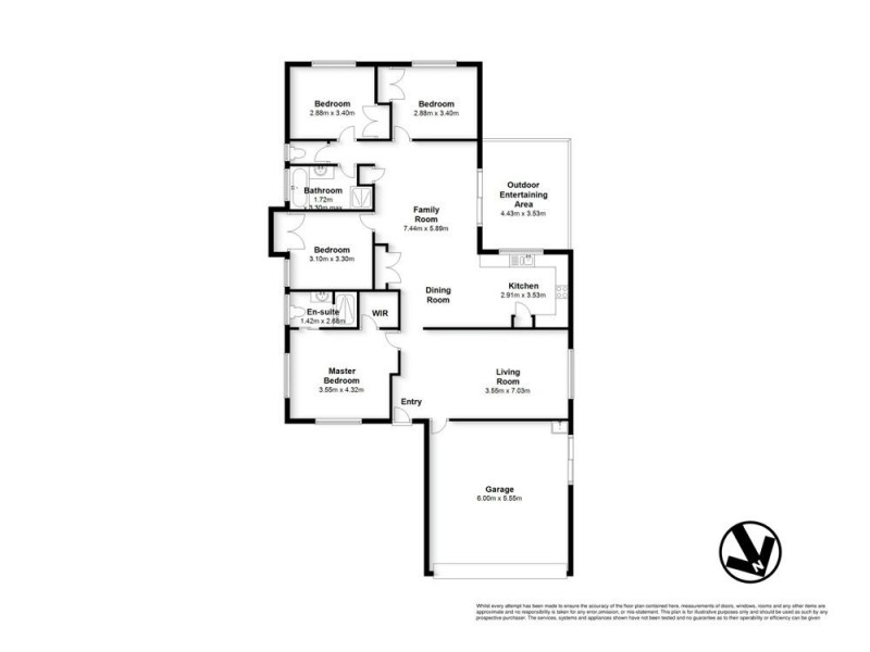 11 Gallipoli Court, Caboolture South QLD 4510 Floorplan