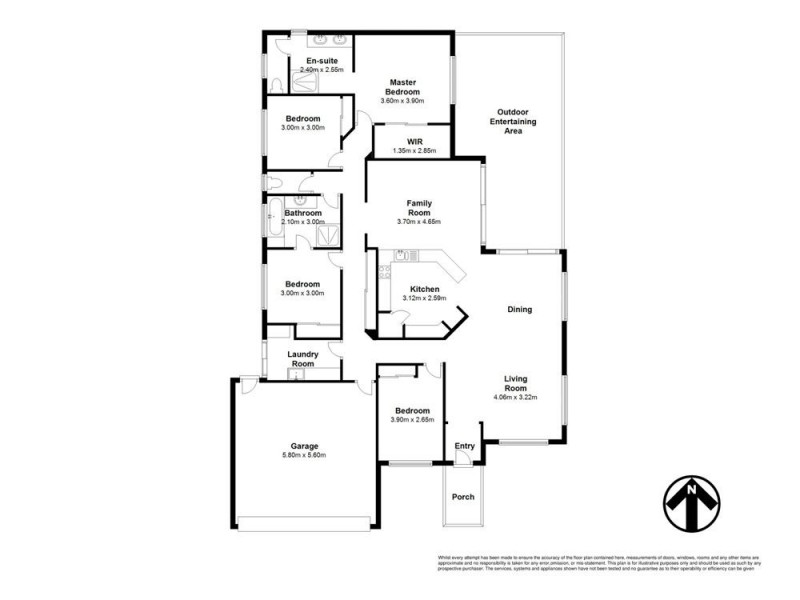 106 Macdonald Drive, Narangba QLD 4504 Floorplan