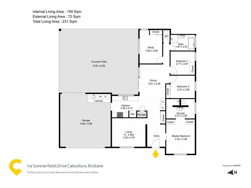 114 Summerfields Drive, Caboolture QLD 4510 Floorplan