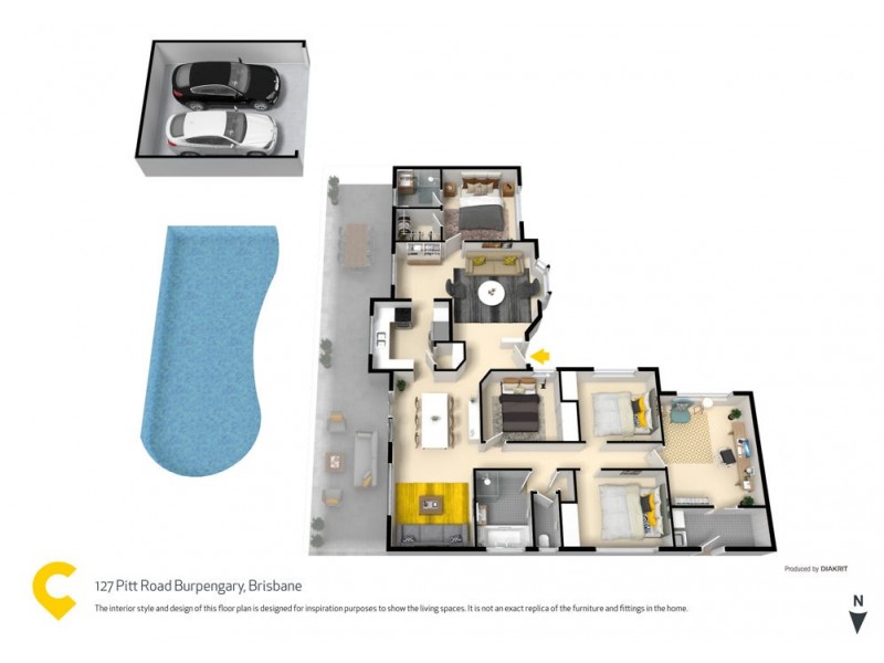 127 Pitt Road, Burpengary QLD 4505 Floorplan
