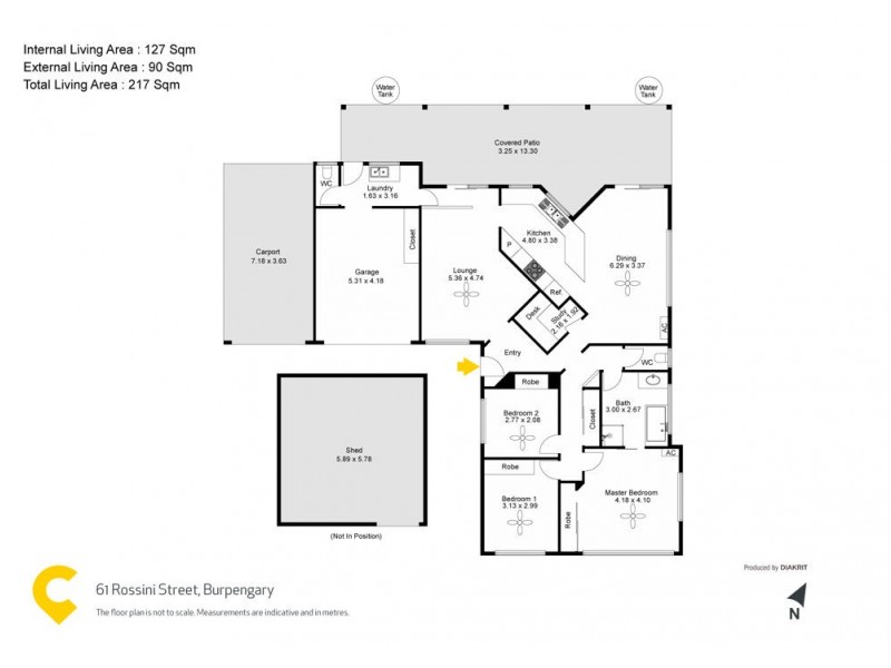 61 Rossini Street, Burpengary QLD 4505 Floorplan