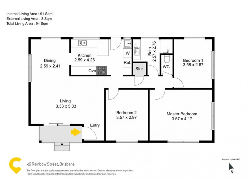 36 Rainbow Street, Deception Bay QLD 4508 Floorplan