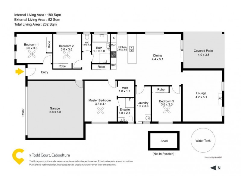 5 Todd Court, Caboolture QLD 4510 Floorplan