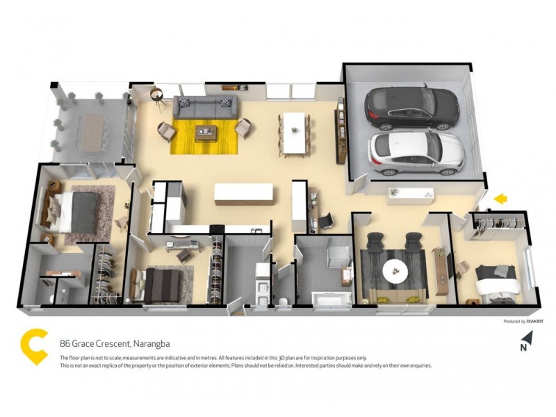 86 Grace Crescent, Narangba QLD 4504 Floorplan