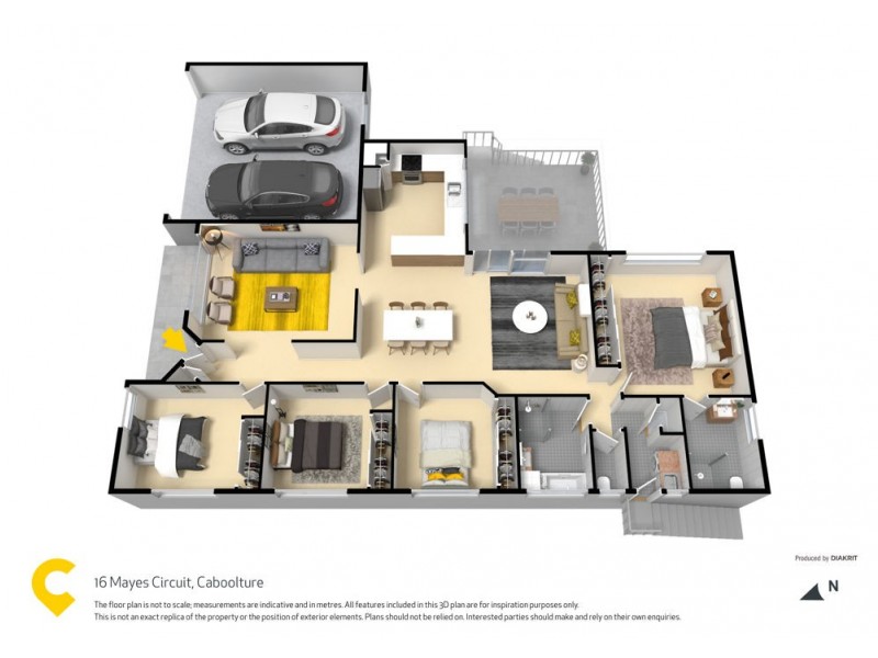 16 Mayes Circuit, Caboolture QLD 4510 Floorplan