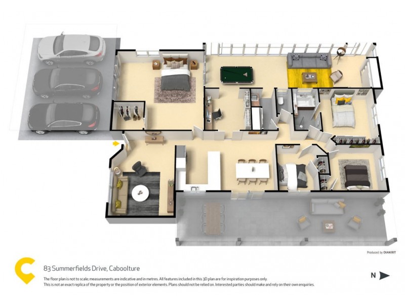 83 Summerfields Drive, Caboolture QLD 4510 Floorplan