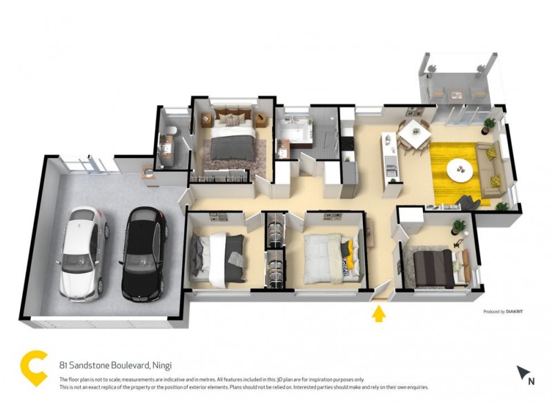 81 Sandstone Boulevard, Ningi QLD 4511 Floorplan