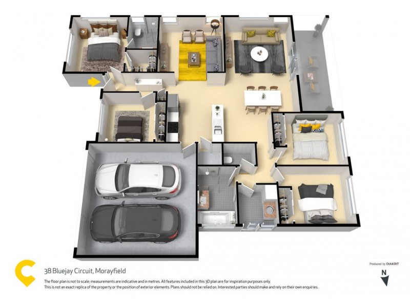 38 Bluejay Circuit, Morayfield QLD 4506 Floorplan
