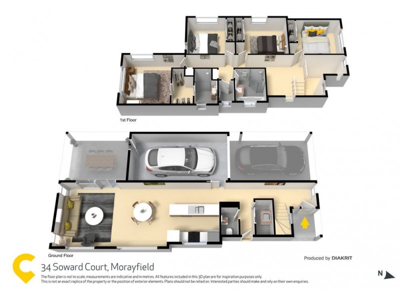 34 Soward Court, Morayfield QLD 4506 Floorplan