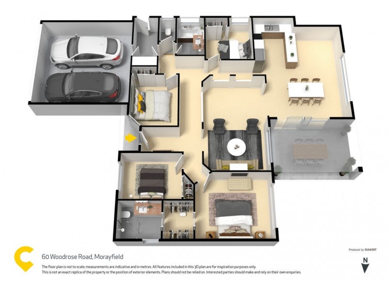 60 Woodrose Road, Morayfield QLD 4506 Floorplan