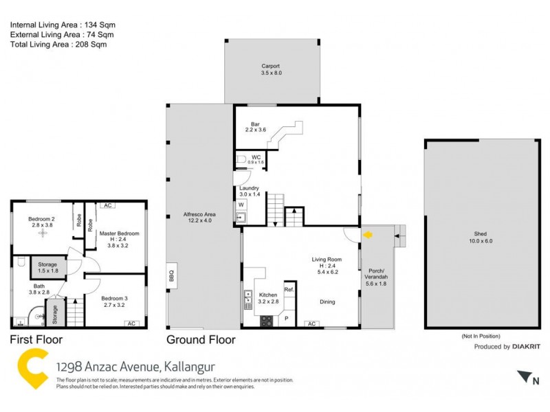 1298 Anzac Avenue, Kallangur QLD 4503 Floorplan