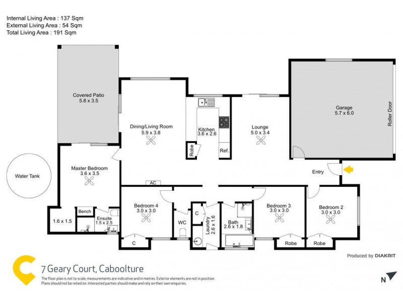 7 Geary Court, Caboolture QLD 4510 Floorplan