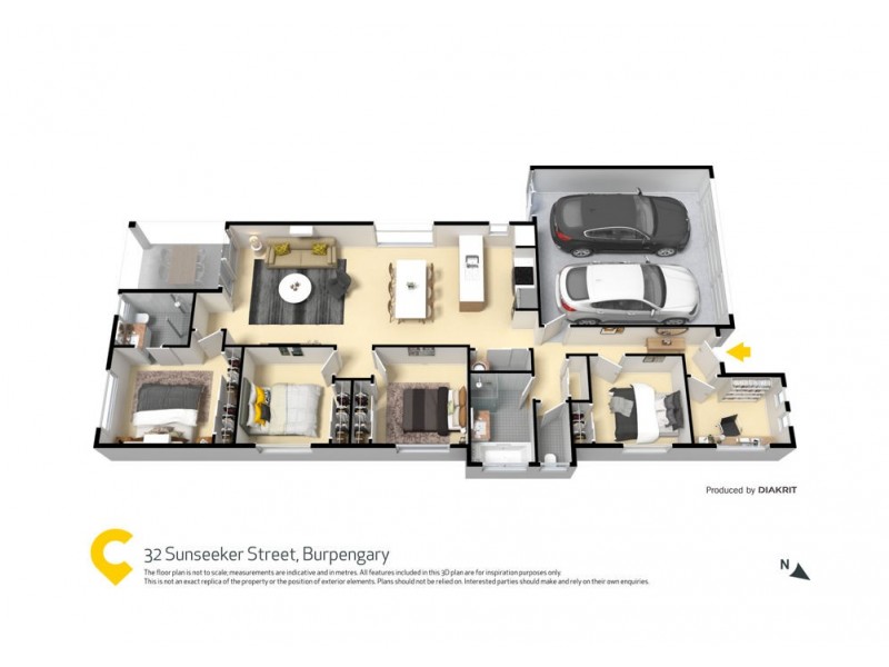 32 Sunseeker Street, Burpengary QLD 4505 Floorplan