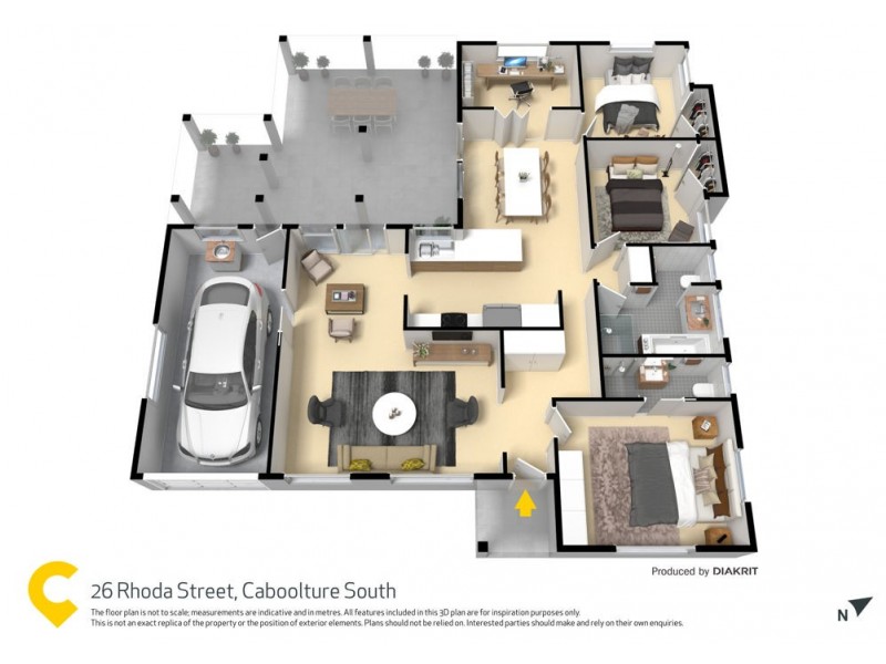 26 Rhoda Street, Caboolture South QLD 4510 Floorplan