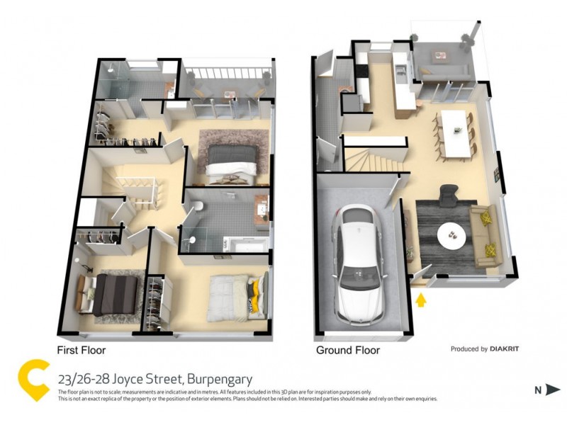 23/26-28 Joyce Street, Burpengary QLD 4505 Floorplan