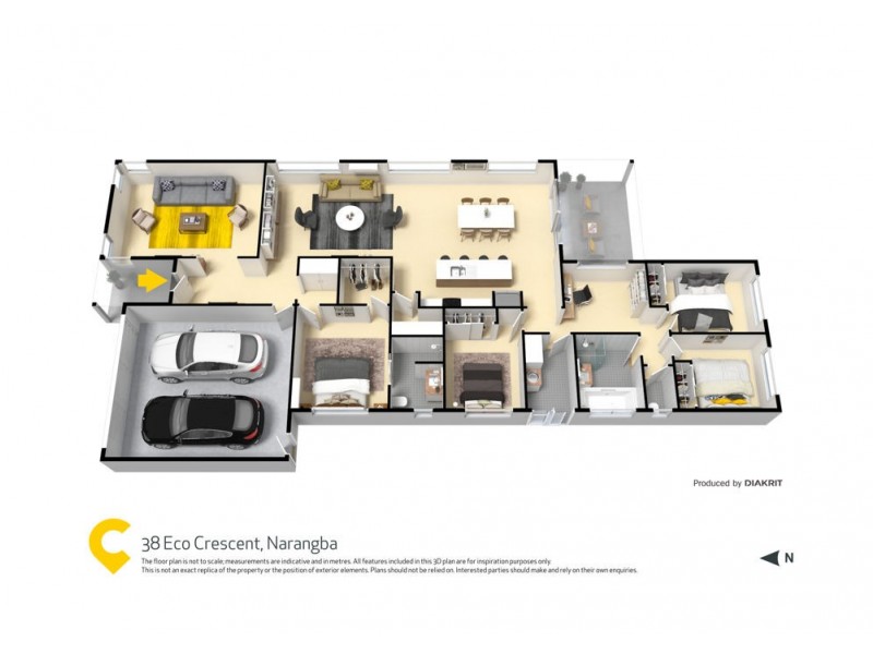 38 Eco Crescent, Narangba QLD 4504 Floorplan