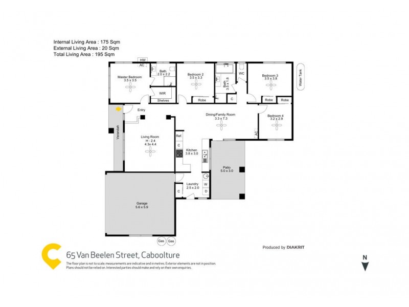 65 Van Beelen Street, Caboolture QLD 4510 Floorplan