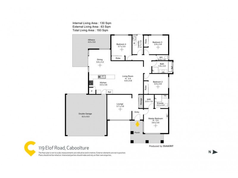 119 Elof Road, Caboolture QLD 4510 Floorplan