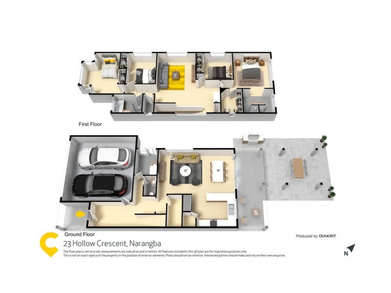 23 Hollow Crescent, Narangba QLD 4504 Floorplan