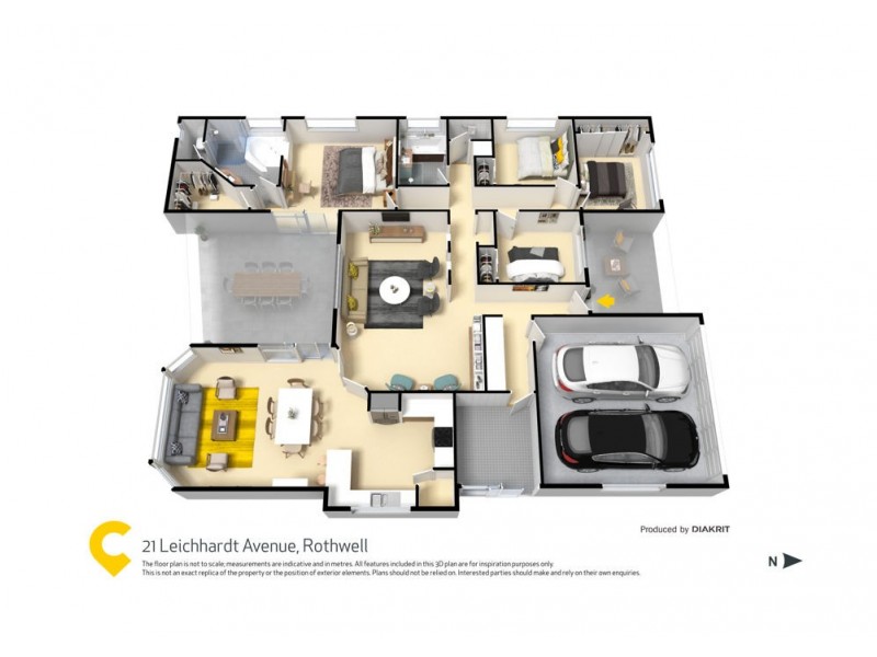 21 Leichhardt Avenue, Rothwell QLD 4022 Floorplan