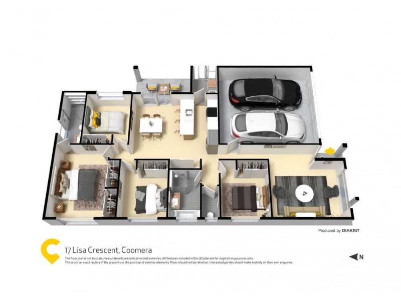 17 Lisa Crescent, Coomera QLD 4209 Floorplan