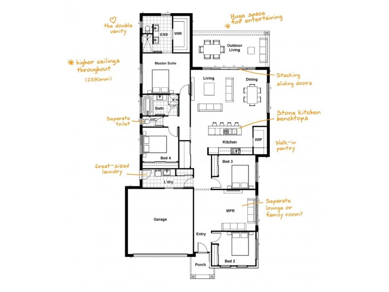 7 Tallowwood Street, Caboolture South QLD 4510 Floorplan