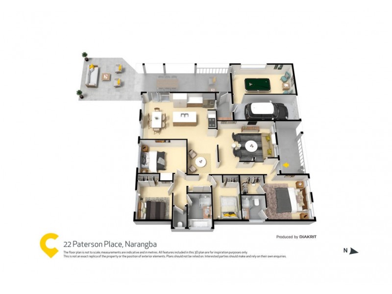 22 Paterson Place, Narangba QLD 4504 Floorplan