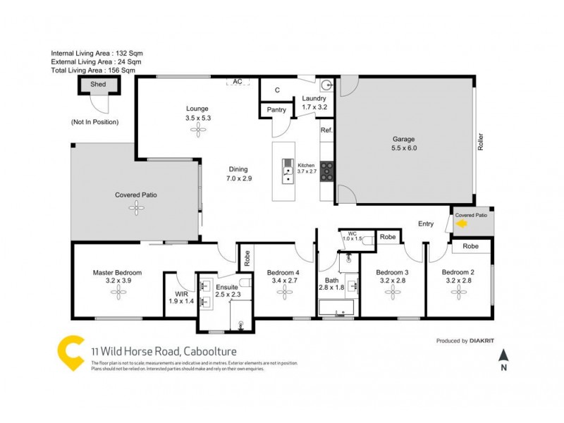 11 Wild Horse Road, Caboolture QLD 4510 Floorplan