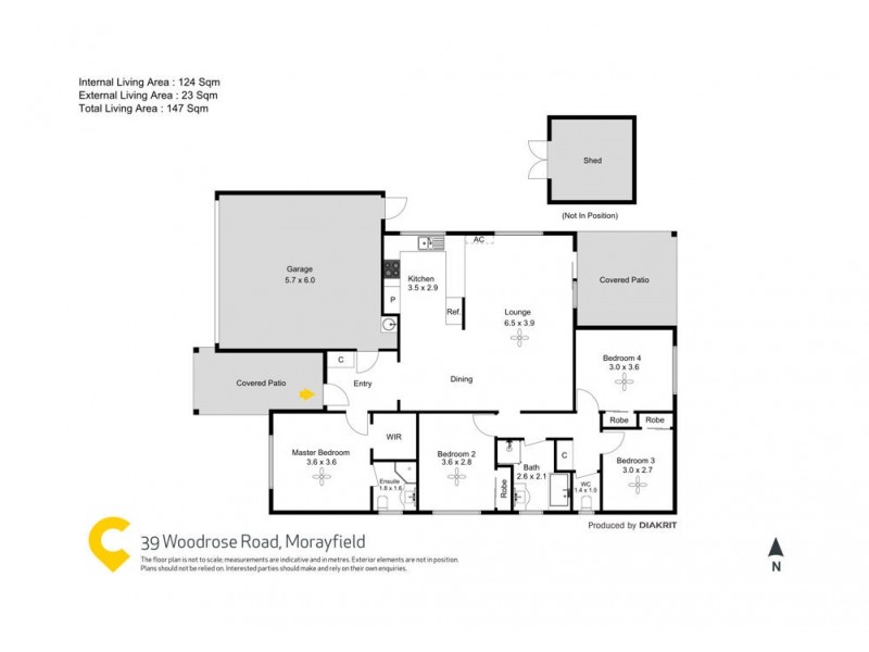39 Woodrose Road, Morayfield QLD 4506 Floorplan