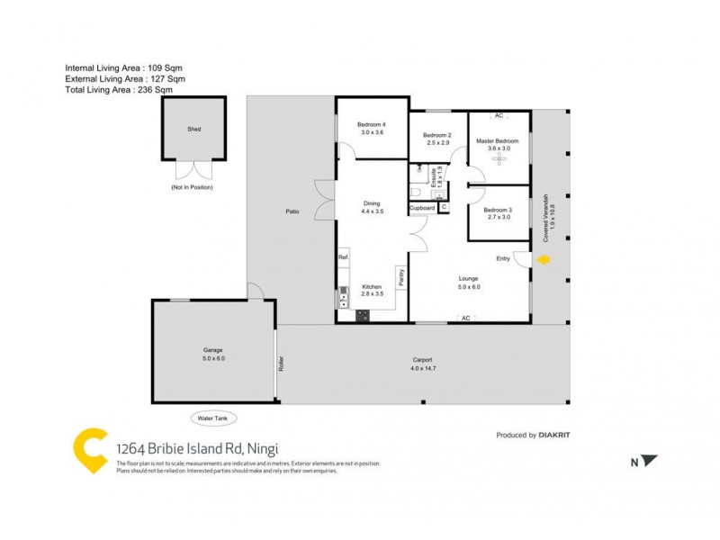 1264 Bribie Island Rd, Ningi QLD 4511 Floorplan