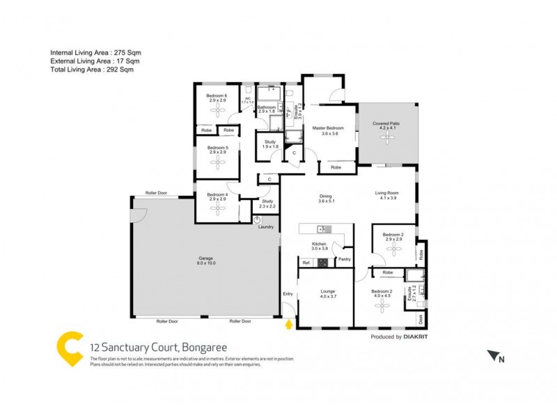 12 Sanctuary Court, Bongaree QLD 4507 Floorplan