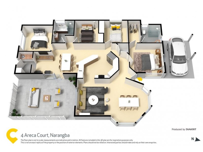 4 Areca Court, Narangba QLD 4504 Floorplan