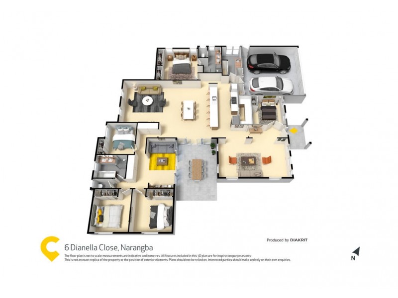 6 Dianella Close, Narangba QLD 4504 Floorplan