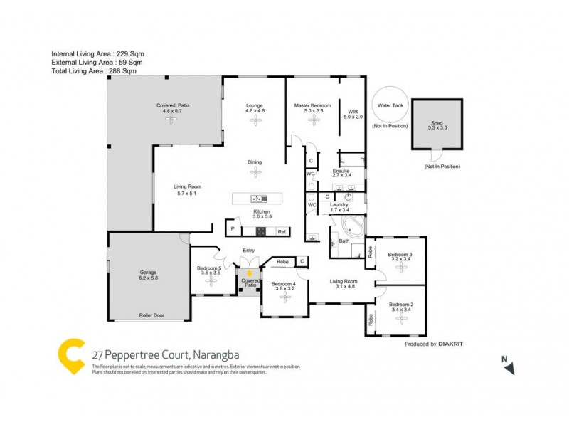 27 Peppertree Court, Narangba QLD 4504 Floorplan