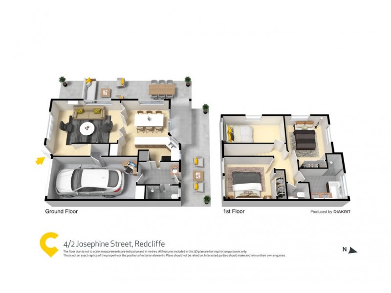 4/2 Josephine Street, Redcliffe QLD 4020 Floorplan