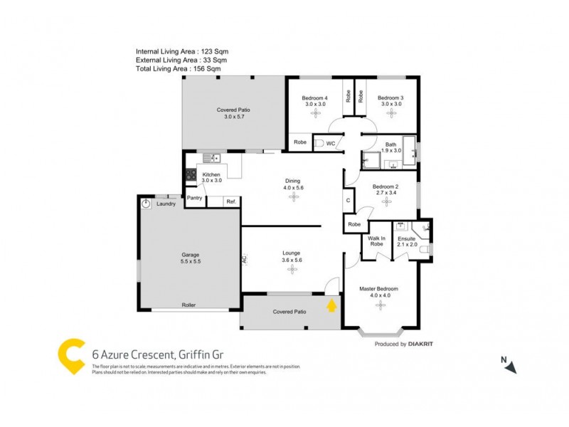 6 Azure Crescent, Griffin QLD 4503 Floorplan