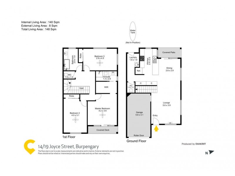 14/19 Joyce Street, Burpengary QLD 4505 Floorplan